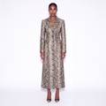 Blake Snake Skin Long Coat