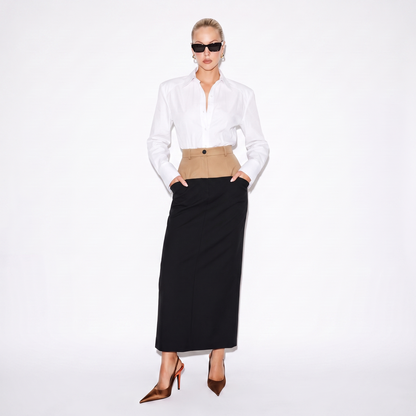 BRANDY DOUBLE LAYERED SKIRT
